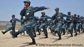 Kadetten der afghanische Nationalpolizei