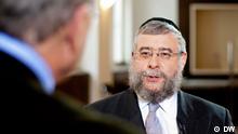 Rabbiner Pinchas Goldschmidt, Präsident der Konferenz Europäischer Rabbiner (CER). Foto: DW/Dirk Poetsch, 08.11.2013, Deutsche Welle Bonn
