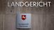 The picture shows the sign of the Hanover regional court where Former German President Christian Wulff goes on trial November 14, 2013, on charges of receiving favours. Wulff, who served just 20 months as president and was the man once tipped as a successor to Chancellor Angela Merkel, stood down in April 2012, when prosecutors asked parliament to lift his immunity, saying they suspected he had accepted undue privileges. Wulff rejects the charges and in April this year spurned an offer to settle the case with an out-of-court payment. REUTERS/Kai Pfaffenbach (GERMANY - Tags: POLITICS CRIME LAW) The picture shows the sign of the Hanover regional court where Former German President Christian Wulff goes on trial November 14, 2013, on charges of receiving favours. Wulff, who served just 20 months as president and was the man once tipped as a successor to Chancellor Angela Merkel, stood down in April 2012, when prosecutors asked parliament to lift his immunity, saying they suspected he had accepted undue privileges. Wulff rejects the charges and in April this year spurned an offer to settle the case with an out-of-court payment. REUTERS/Kai Pfaffenbach (GERMANY - Tags: POLITICS CRIME LAW)