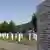 A memorial in Srebrenica commemorating the death of thousands of Bosnian Muslim men and boys