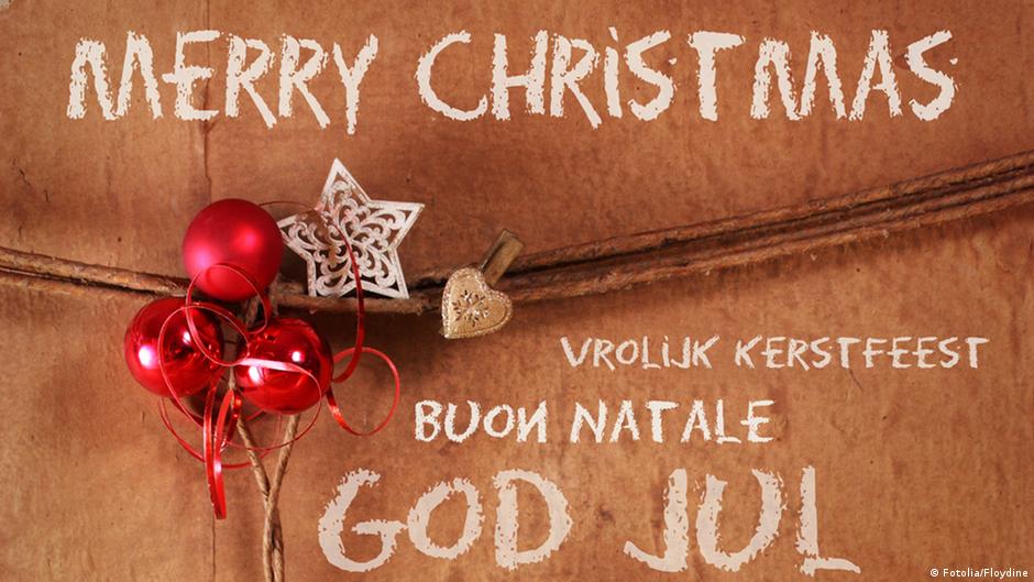 Migranten Feiern Weihnachten Alltagsdeutsch Lektionen Dw 20 12 2016