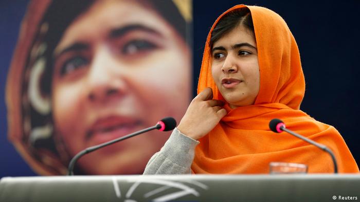 Pakistani Education Activist Malala Yousafzai Collects Eus Sakharov