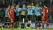 Jordan's players leave the field as Uruguay's players celebrate qualifying for the 2014 World Cup after a playoff second leg soccer match in Montevideo, Uruguay, Wednesday, Nov. 20, 2013. The match ended 0-0. Jordan's players leave the field as Uruguay's players celebrate qualifying for the 2014 World Cup after a playoff second leg soccer match in Montevideo, Uruguay, Wednesday, Nov. 20, 2013. The match ended 0-0.