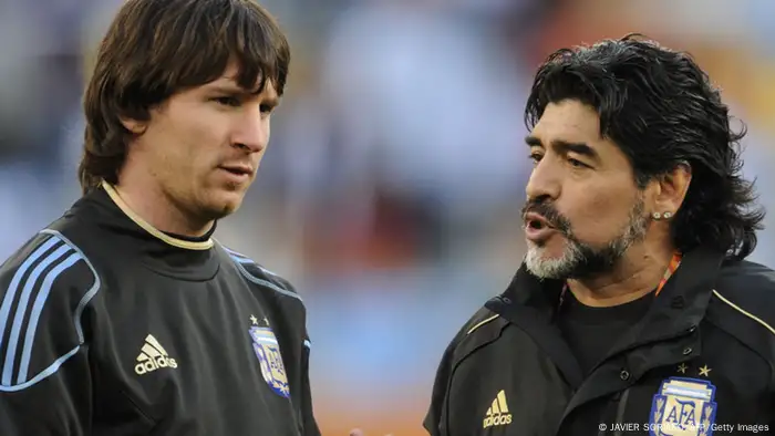 Lionel Messi Diego Maradona