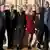 Die Komiker von Monty Python bei ihrer Comeback-Pressekonferenz am 21. November in London, von links: Michael Palin, Eric Idle, Terry Jones, Carol Cleveland, Terry Gilliam and John Cleese (Foto: Getty Images)