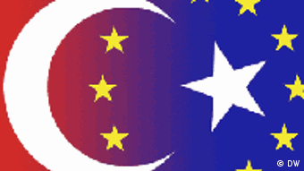 EU- und Türkei-Flagge (Foto: DW)