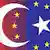 DW-Grafik: Mix aus türkischer und EU-Flagge (Archiv)
