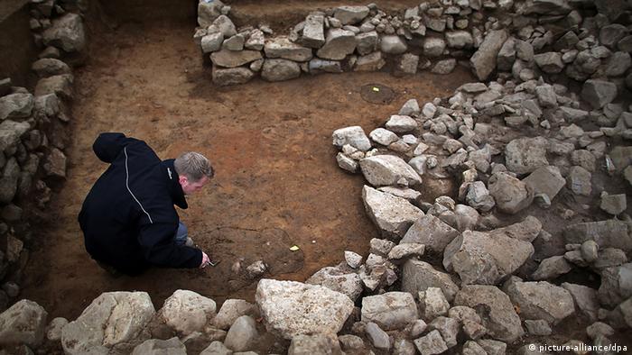 На месте раскопок