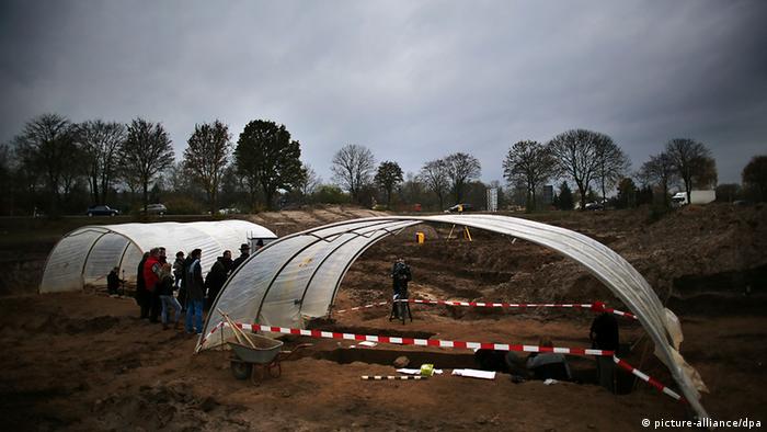 На месте раскопок в Бонне