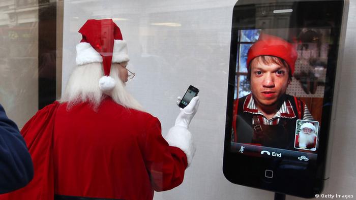 Weihnachten und Smartphones