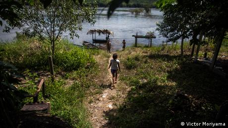Fischergemeinde Ilha da Fazenda am Xingu-Fluss, Brasilien. Foto:
Victor Moriyama, 