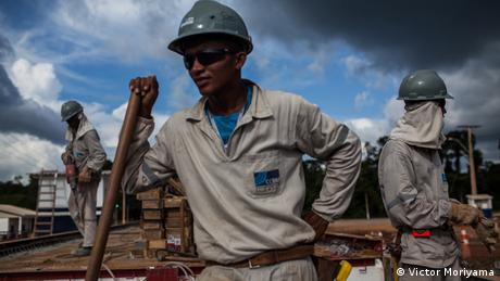 Bauarbeiter auf der Belo Monte Baustelle, Foto: Victor Moriyama