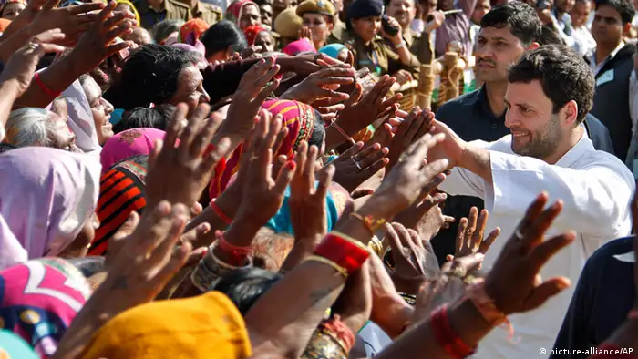 Indien Wahlkampf Rahul Gandhi (picture-alliance/AP)