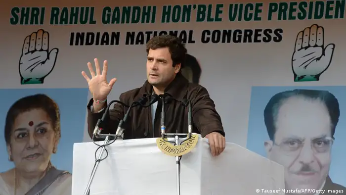 Indien Wahlkampf Rahul Gandhi