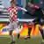Frauenfußball WM-Qualifikation 2015 Deutschland-Kroatien, Spielszene mit Celia Sasic (Foto: Srdjan Stevanovic/Bongarts/Getty Images)