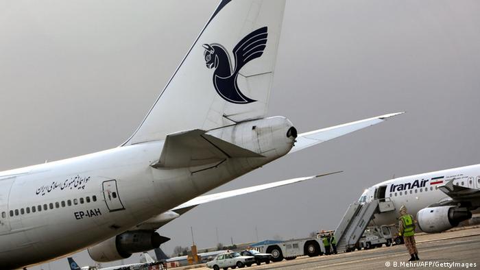Bildergalerie Airlines Logo Iran Air (Foto: Behrouz Mehri/ AFP)