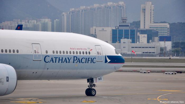 Bildergalerie Airlines Logo Cathay Pacific Airways (picture-alliance/dpa)