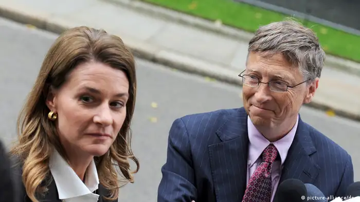 Bill und Melinda Gates Archiv 2010 in London