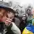 Раненый демонстрант в Киеве