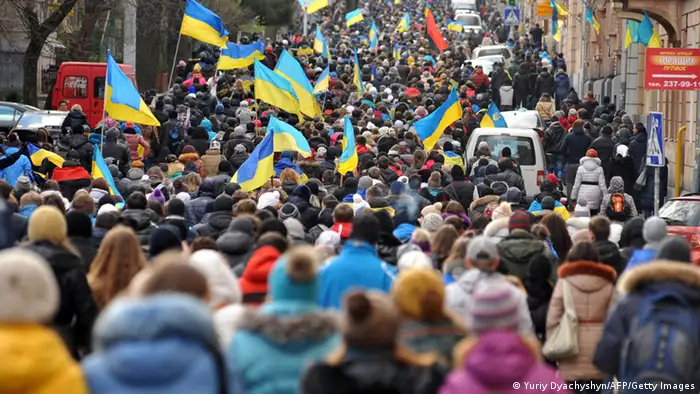 Kiew Ukraine Protest Regierung 2. Dezember