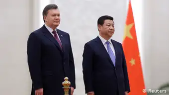 Xi und Janukowitsch 05.12.2013 Peking
