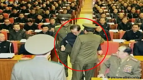 Nordkorea Kims Onkel Jang Song Thaek wird verhaftet in Pyongyang