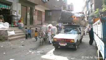 Die Stadt der Müllmänner, Madinat al-Sabbalin , in Kairo (Foto: DW/Symank)