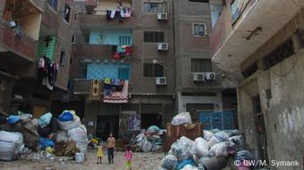 Müllberge im Kairoer Viertel Madinat al-Sabbalin (Foto: DW/Symank)