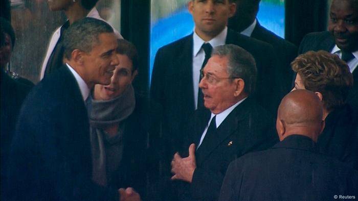 Handschlag Obama Castro