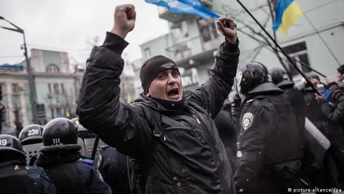 Ukraine Proteste der Opposition für Annäherung an die EU 11.12.2013
