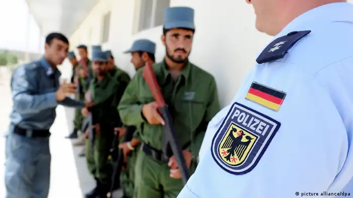 Afghanische Polizeikräfte Ausbildung durch deutsche Polizei