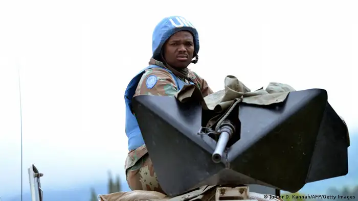 Demokratische Republik Kongo UN-Soldat M23 Rebellen