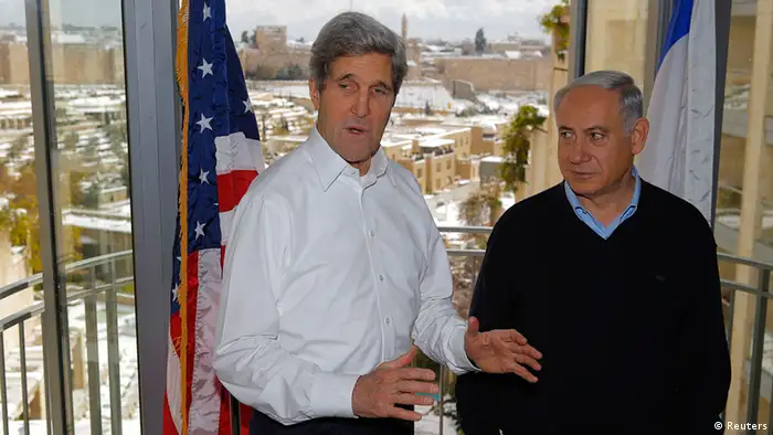 Kerry und Netanjahu in Jerusalem 13.12.2013