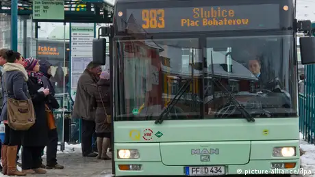 Busverkehr zwischen Frankfurt Oder und Slubice