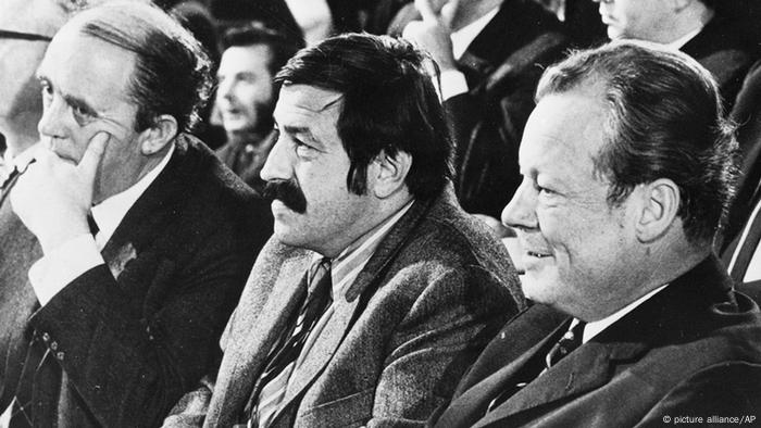 Heinrich Böll, writer Günter Grass and Chancellor Willy Brandt, 1970 Heinrich Böll, writer Günter Grass and Chancellor Willy Brandt, 1970