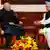 حامد کرزی رییس جمهور افغانستان با من موهن سنگ نخست وزیر هندوستان