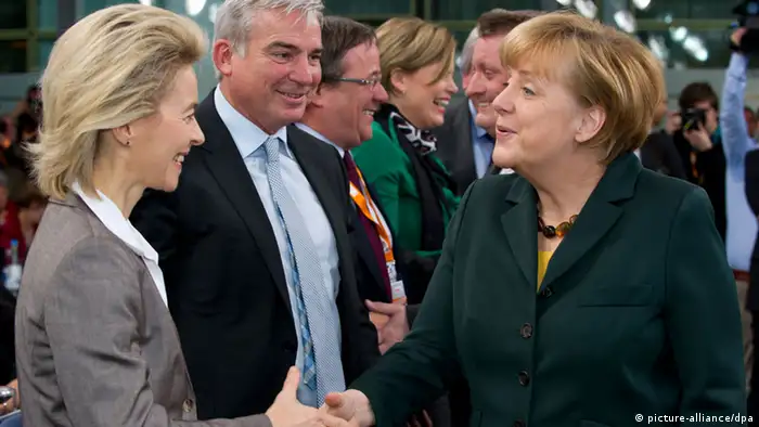 Merkel CDU Bundesausschuss zu Koalitionsvertrag