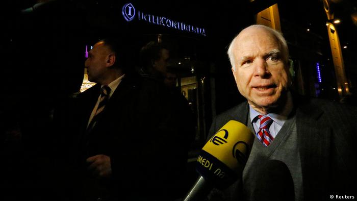 Ukraine Kiew Demonstrationen McCain