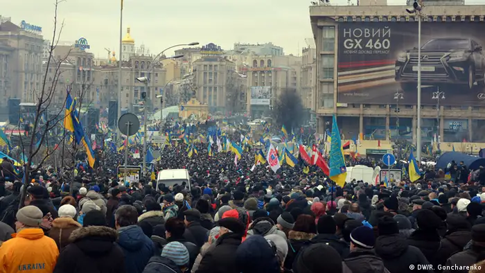 Kiew Ukraine Protest 15.12.2013 Regierungsgegner