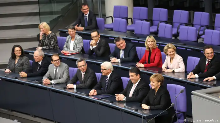 Berlin Große Koalition Kabinett 17.12.2013 Vereidigung