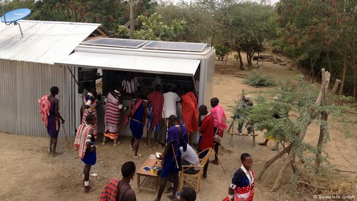 Sonkiosk in Olkiramatian, near Lake Magadi in Kenya 