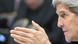 John Kerry clasps his hands together to make a point as he speaks off-camera. John Kerry clasps his hands together to make a point as he speaks off-camera.
