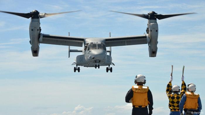 Kipprotor Wandelflugzeug Typ V22 Osprey (Foto: Reuters)