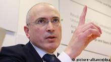 Mijail Jodorkovski solicitó visa para viajar a Suiza