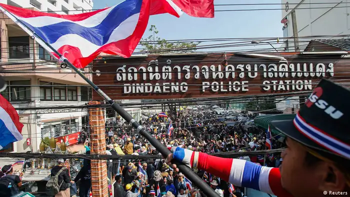 泰国连日来爆发反政府示威