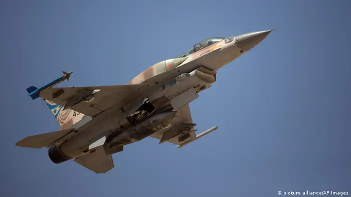 Israel Kampfflugzeug Luftwaffe F16I Kämpfer