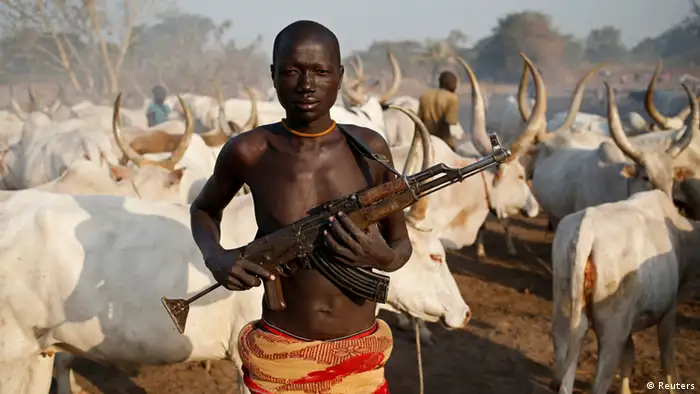 Südsudan Bewaffneter Hirte 23.12.2013