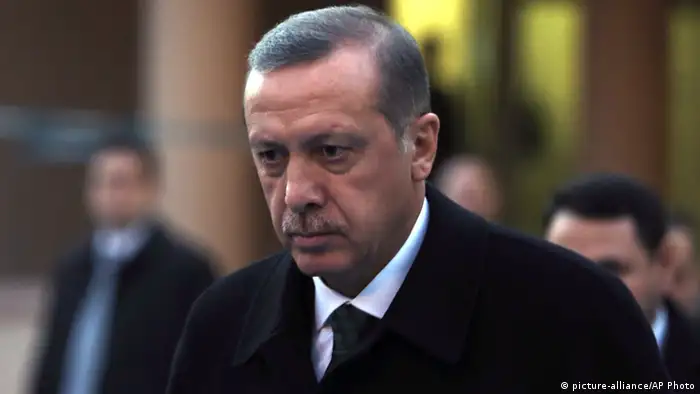 Premierminister Türkei Tayyip Erdogan Porträt