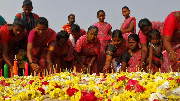 Indien Gedenken Tsunami Opfer Flut Katastrophe 