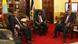 Äthiopiens Premierminister Desalegn, Südsudans Präsident Kiir und der Präsident Kenias, Kenyatta, bei ihrem Treffen in Juba (von l. nach r.) (Foto: Reuters) Äthiopiens Premierminister Desalegn, Südsudans Präsident Kiir und der Präsident Kenias, Kenyatta, bei ihrem Treffen in Juba (von l. nach r.) (Foto: Reuters)